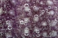 Texture of purple airbubbles Royalty Free Stock Photo