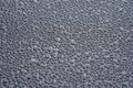 Texture. rain drops on a gray hood of the car Royalty Free Stock Photo
