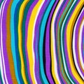 Texture of rainbow striped fabric