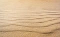 Texture of the real sand waves Royalty Free Stock Photo