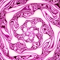 Texture of red cabbage cut Royalty Free Stock Photo