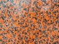 The texture of red granite into black dots Royalty Free Stock Photo