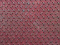 Texture of red and grunge rusty steel plate Royalty Free Stock Photo