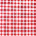 Texture of a red and white checkered picnic blanket. Royalty Free Stock Photo