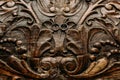 Texture retro wood carving pattern vintage craft