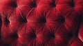 Texture rich with Red Velvet Upholstery creates a Luxurious Feel & Softness concept Royalty Free Stock Photo