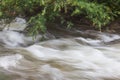 river creek stream. Close up view of flow water surface Royalty Free Stock Photo