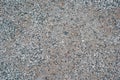 The texture of the road with gravel on top