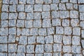 Grey road pavement texture surface close up