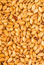 Texture of roasted golden flax seed or linseed