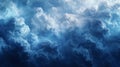 Texture of roiling unstable storm clouds with a blend of dark and light shades Royalty Free Stock Photo