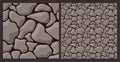 Texture with rough stone