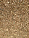 Texture of rubber surface with wooden look used in playgrounds