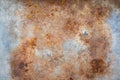 Texture of rusty galvanized iron