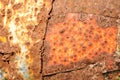 Texture of rusty metal