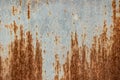 Texture of a rusty metal surface Royalty Free Stock Photo