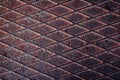 Texture of rusty metal surface with rhombic shapes