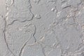 Texture of gray peeling paint