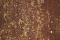 Texture of rusty steel plate Royalty Free Stock Photo