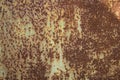 Texture of rusty steel plate Royalty Free Stock Photo