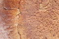 Texture of rye bread crust Royalty Free Stock Photo