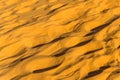 Texture of sand in the Sahara Desert. Merzouga, Morocco