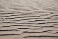 Texture of sand waves on a clean beach Royalty Free Stock Photo