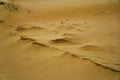 Texture Of Sand. Waves Of Sand-hills. Desert And Patterns. Wallpaper Yellow.