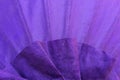 The texture of the satin fabric, purple silk fabric for background