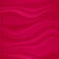 Texture of satin silk textile fabric in red color. Red wavy fabric. Abstract luxury background. Satin texture can be Royalty Free Stock Photo