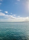 Ocean Waves of Mission Bay. Vertical photo image. Royalty Free Stock Photo