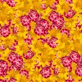 texture of a seamless flower pattern. decorative design elements Royalty Free Stock Photo