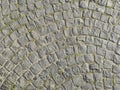 Texture of a shabby pavement of cobblestones Royalty Free Stock Photo