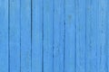 Texture of shabby wooden planks in blue. Peeling paint on wood grain surface. Old wooden background painted in turquoise colors. Royalty Free Stock Photo