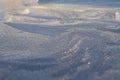 texture. shallow depth of field. soft focus. frost frost on blue metal Royalty Free Stock Photo