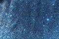 Texture of shiny blue lurex fabric Royalty Free Stock Photo