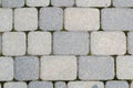 Texture of Sidewalk tiles on sunny day