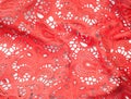 the texture of the skin with embossed floral pattern Royalty Free Stock Photo