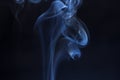 Texture smoke on black background Royalty Free Stock Photo