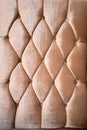 a texture sofa in cream and brown colors with a unique texture Royalty Free Stock Photo