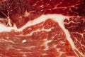 Texture of spanish ham - iberico bellota jamon