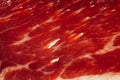 Texture of spanish ham - iberico bellota jamon