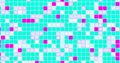 Texture of the squares. Blue, purple, white cell background. Colorful abstract illustration. Game style Royalty Free Stock Photo