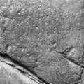 Texture of the stone flagstones Sandstone, black and white photo