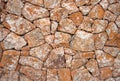 Texture stone wall, with Armenian stones Royalty Free Stock Photo