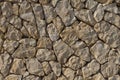 Texture stone wall in Bolearic style Royalty Free Stock Photo