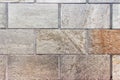 Texture of stone wall with large bricks Royalty Free Stock Photo
