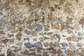 Texture of a stone wall with many big brown and grey stones armed with cement. Old castle stone wall texture background for Royalty Free Stock Photo