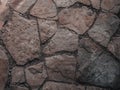 Texture of a stone wall. Old castle stone wall texture background. Stone wall as a background or texture. Part of a stone wall, fo Royalty Free Stock Photo