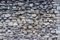 The texture of a stone wall. Old castle stone wall texture background. Stonewall as a background or texture. Part of a stone wall Royalty Free Stock Photo